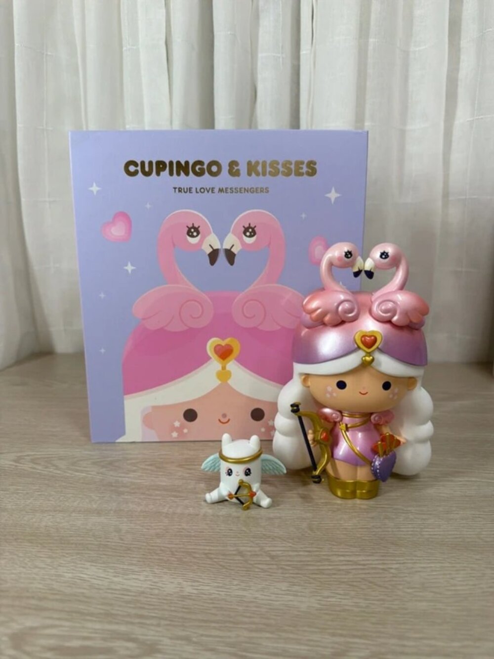 Limited Edition Momiji x Pop Mart Cupingo & Kisses Vinyl Figure 💕